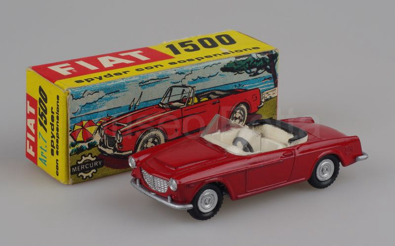 MERCURY 1:48 (7) Fiat 1500 spider 1959/1963 2° tipo rosso