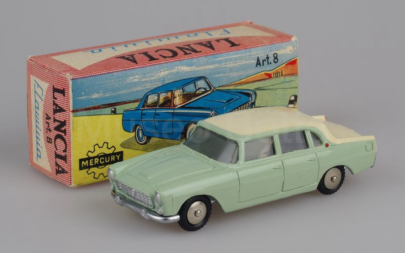 MERCURY 1:48 (8) Lancia Flaminia berlina 1957/1961 1° tipo panna-verde chiaro