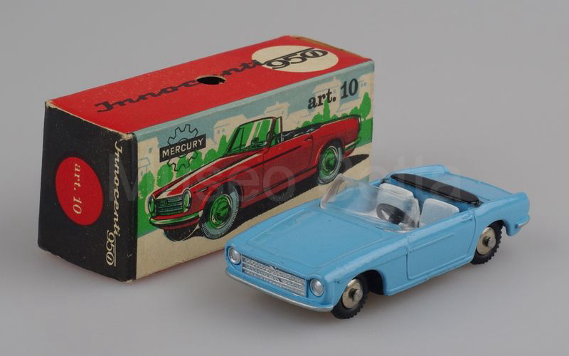 MERCURY 1:48 (10) Innocenti 950 spider 1960/1963 2° tipo celeste