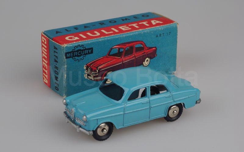 MERCURY 1:48 (17) Alfa Romeo Giulietta berlina 1955-1958 1° tipo celeste