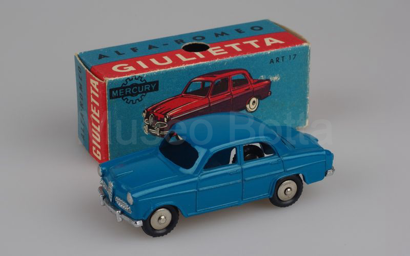 MERCURY 1:48 (17) Alfa Romeo Giulietta berlina 1955-1958 3° tipo blu medio