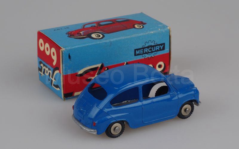 MERCURY 1:48 (18) Fiat 600 berlina 1955-1959 blu medio