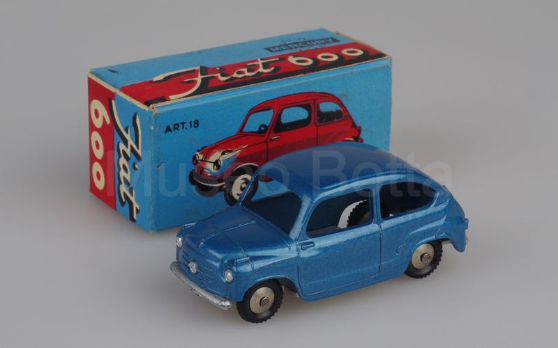 MERCURY 1:48 (18) Fiat 600 berlina 1955-1959 blu metallizzato