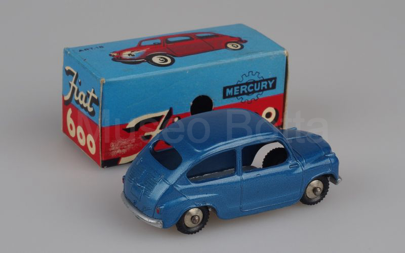 MERCURY 1:48 (18) Fiat 600 berlina 1955-1959 blu metallizzato