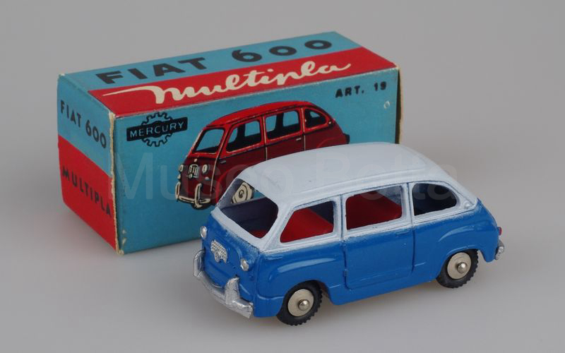 MERCURY 1:48 (19) Fiat 600 Multipla 1956-1960 azzurro chiaro-blu medio