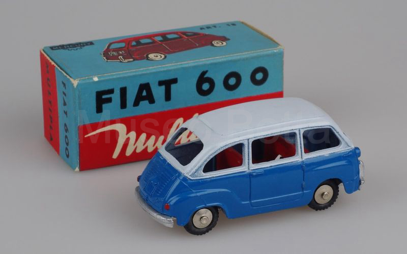 MERCURY 1:48 (19) Fiat 600 Multipla 1956-1960 azzurro chiaro-blu medio