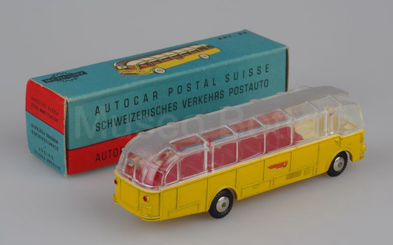 MERCURY 1:87 (25B) Saurer autopullman PTT giallo