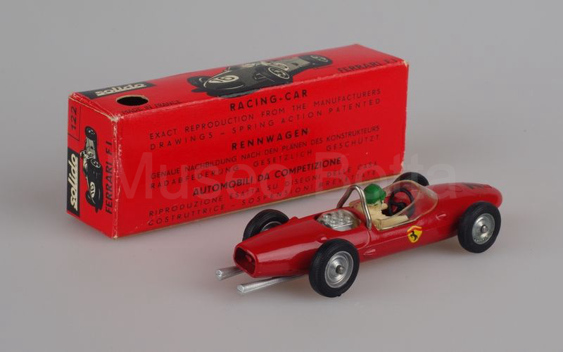 SOLIDO (122-3) Ferrari tipo 156  Squalo F. 1 1961 rosso scuro