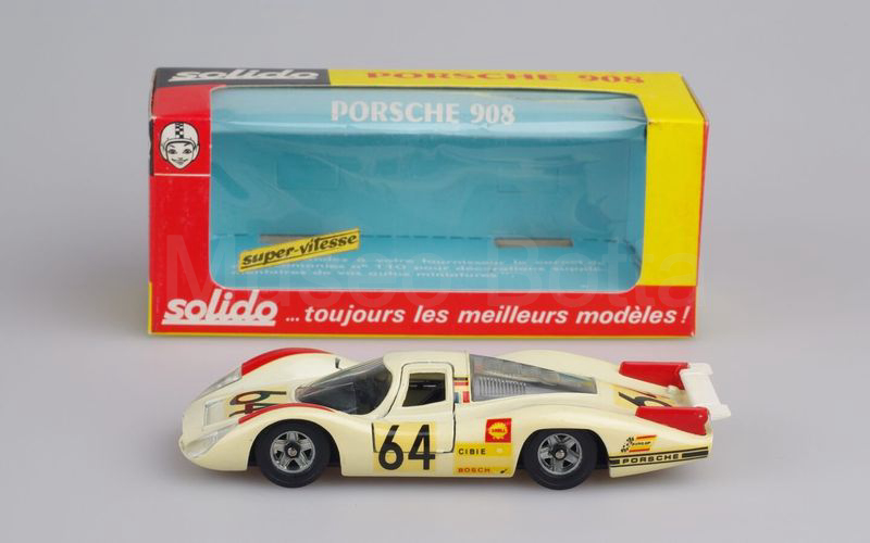 SOLIDO (174) Porsche 908L n° 64 Le Mans 1969 panna