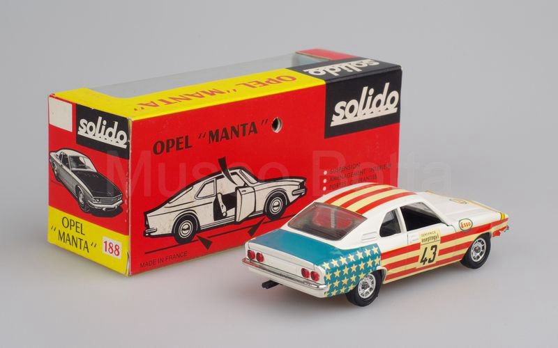 SOLIDO (188R) Opel Manta 1900 SR coupé 1970 Rallye bianco