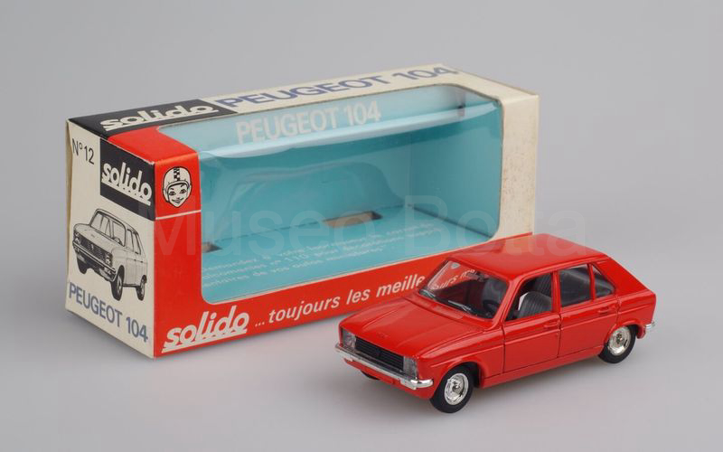 SOLIDO (12-1) Peugeot 104 1972-1975 rosso arancio