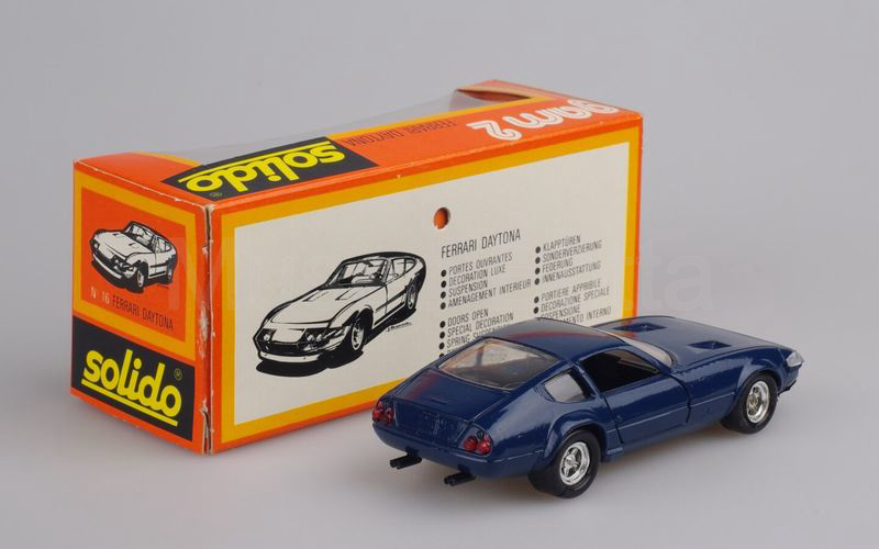 SOLIDO (16-B.A.M. 3) Ferrari 365 GTB4 Daytona Competizione 1971-1973 blu