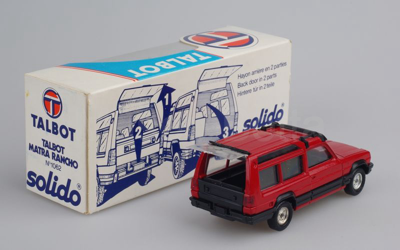 SOLIDO (1062-1) Matra Talbot Rancho 1977-1984 rosso