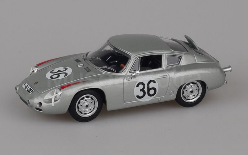 BEST MODEL (9359) Porsche 356 B Carrera GTL Abarth	Le Mans 1961 n° 36 argento