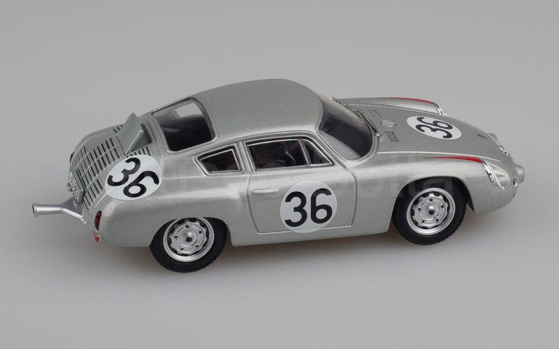 BEST MODEL (9359) Porsche 356 B Carrera GTL Abarth	Le Mans 1961 n° 36 argento