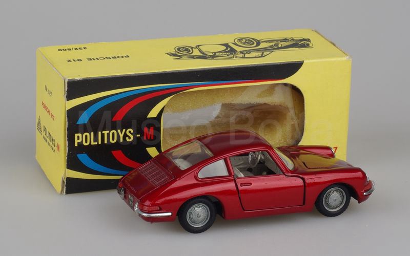 POLITOYS-M (527) Porsche 912 coupé 1965 rosso metallizzato