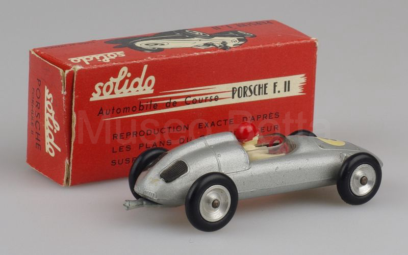 SOLIDO (117-1B) Porsche F. 2 1960 argento griglie nere