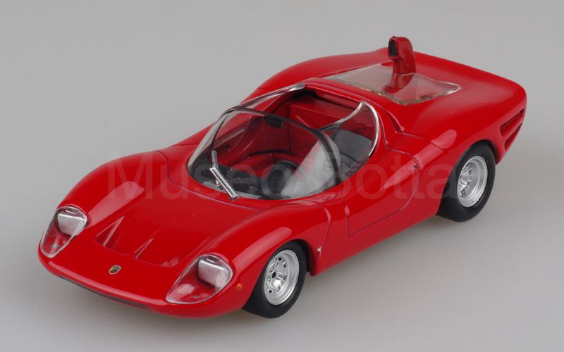 METRO per HACHETTE-ABARTH COLLECTION (vol. 43) Abarth Sport Spider OT 1600 1966 rosso