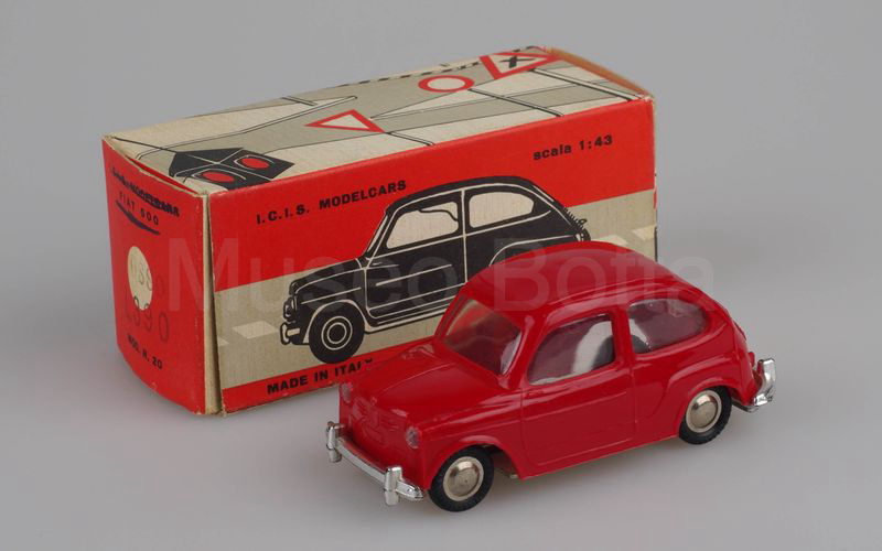 ICIS (20) Fiat 600 berlina 1955-1959 rosso