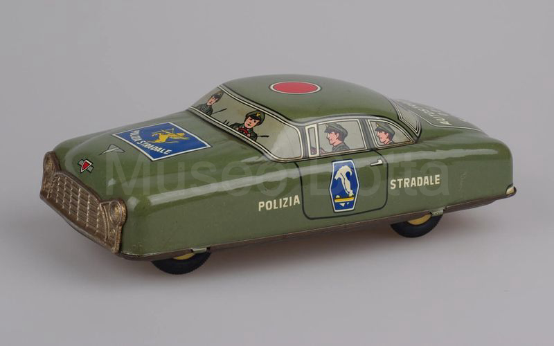 MARCHESINI (713) Auto della POLIZIA STRADALE cm 14 verde oliva