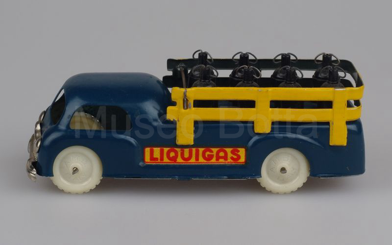 MARCHESINI 1:43 (530) Camion portabombole "LIQUIGAS" giallo-blu