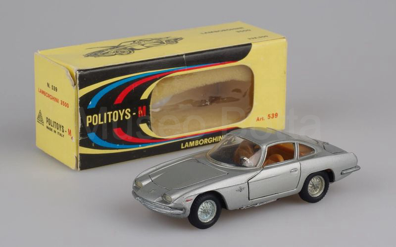 POLITOYS-M (539) Lamborghini 350 GT coupé 1964-1966 argento