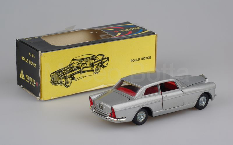 POLITOYS-M (518-1) Rolls-Royce Silver Cloud 3 coupé H. J. Mulliner-Park-Ward 1964 argento