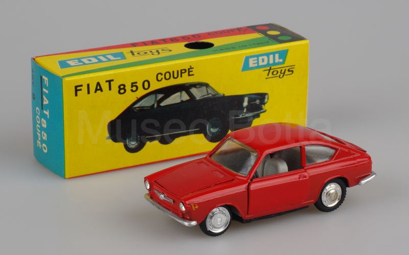 EDIL TOYS (8) Fiat 850 coupé 1965-1968 rosso