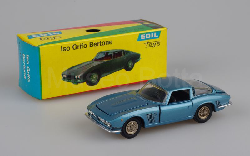 EDIL TOYS (12) Iso Grifo A3 L Bertone 1965-1970 azzurro metallizzato