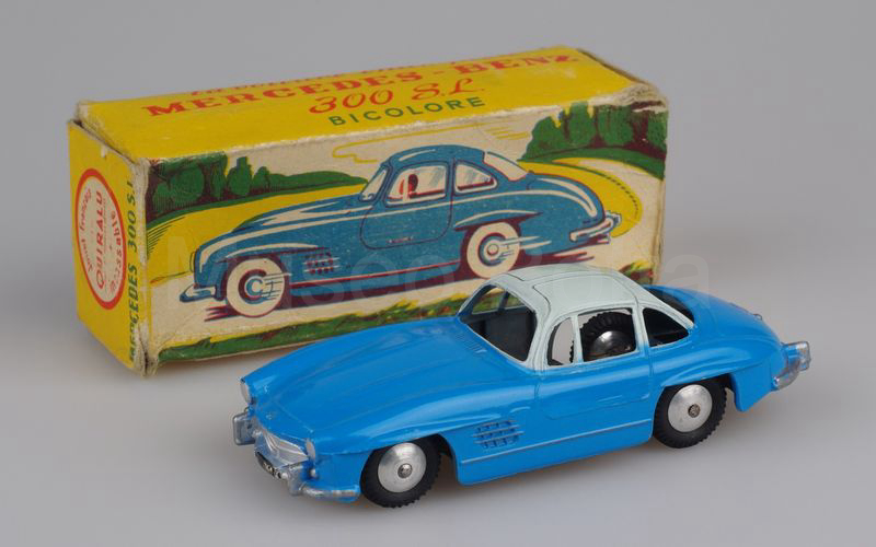 QUIRALU Mercedes Benz 300 SL coupé 1954-1957 bicolore azzurro chiaro-azzurro vivo