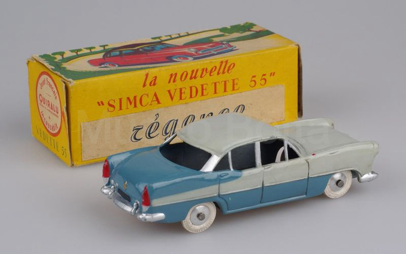 QUIRALU Simca Vedette Régence 1955 grigio-blu ardesia