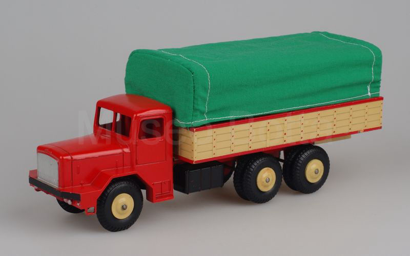 QUIRALU Berliet GBO Saharien 6x6 cassonato con telone 1957-1961 verde-rosso-beige