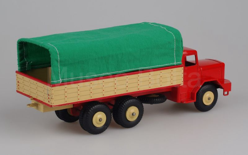 QUIRALU Berliet GBO Saharien 6x6 cassonato con telone 1957-1961 verde-rosso-beige