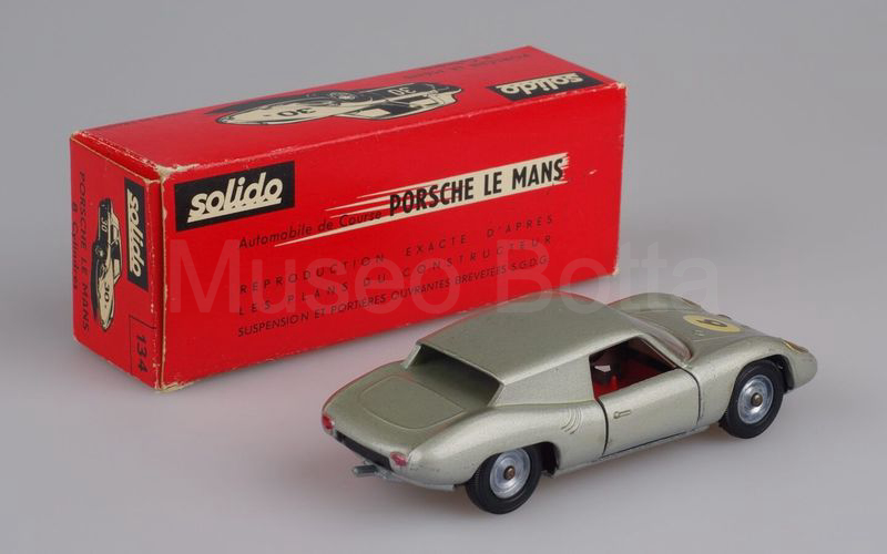 SOLIDO (134-5) Porsche RS61 coupè 1961 grigio chiaro metallizzato n. 6