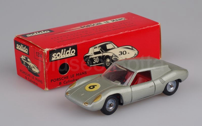 SOLIDO (134-5) Porsche RS61 coupè 1961 grigio chiaro metallizzato n. 6