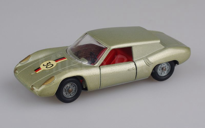 SOLIDO (134-6) Porsche RS61 coupè 1961 grigio dorato metallizzato