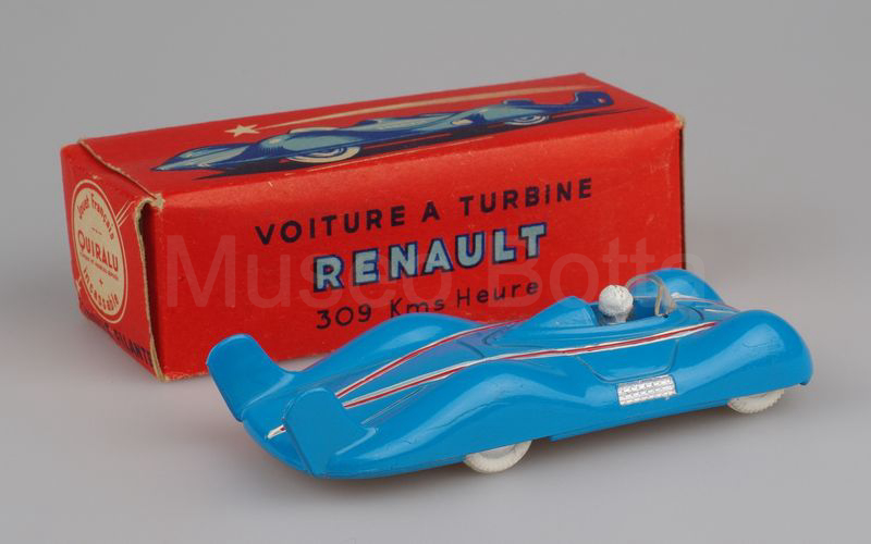 QUIRALU Renault Étoile Filante auto da record 1956 azzurro vivo