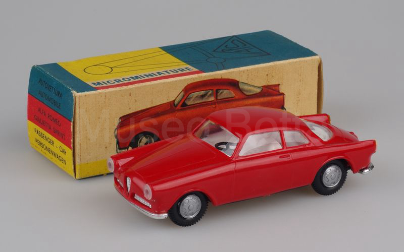 POLITOYS-PLASTICA (28) Alfa Romeo Giulietta Sprint 2ª serie 1954-1958 rosso