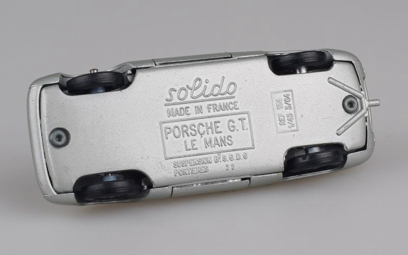 SOLIDO (134-5) Porsche RS61 coupè 1961 grigio chiaro metallizzato n. 6