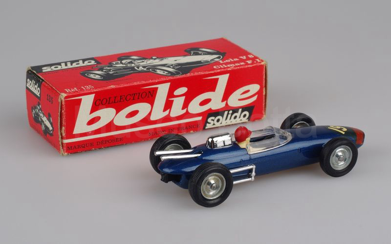 SOLIDO (135-4) Lola Climax V8 F.1 1962 blu scuro metallizzato