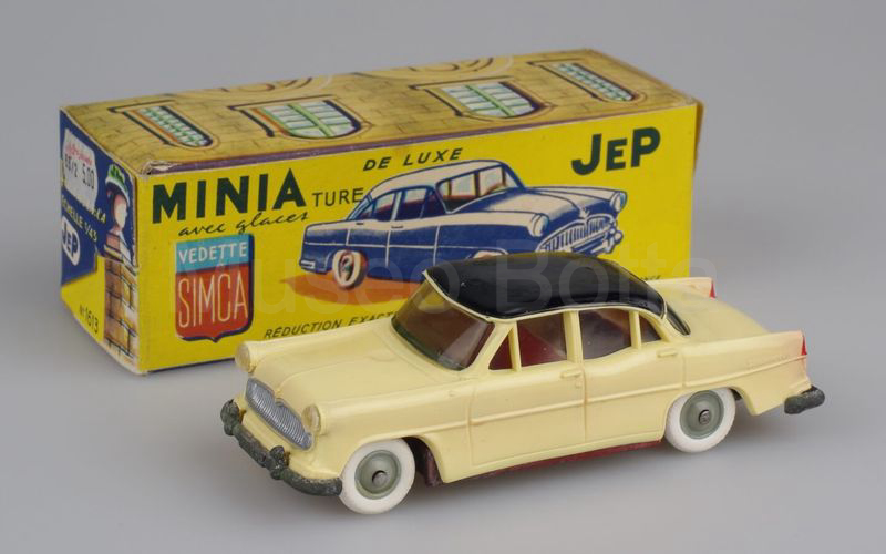 JEP 1:43 (1613) Simca Vedette Versailles 1955 nero-giallo chiaro