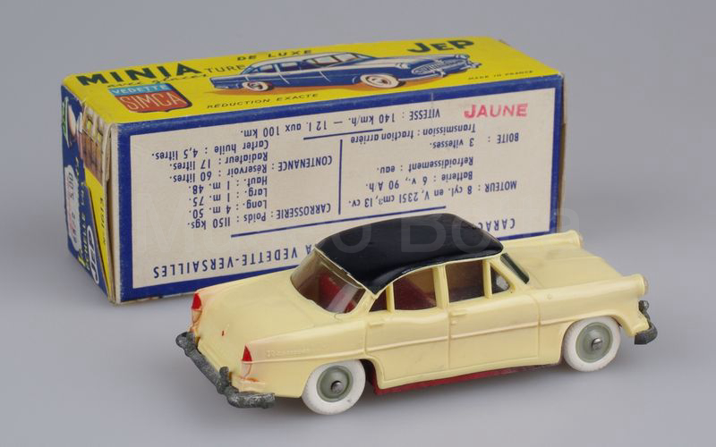 JEP 1:43 (1613) Simca Vedette Versailles 1955 nero-giallo chiaro