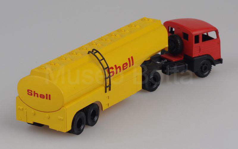 RIVAROSSI 1:87 Fiat 682 autoarticolato cisterna SHELL giallo-rosso