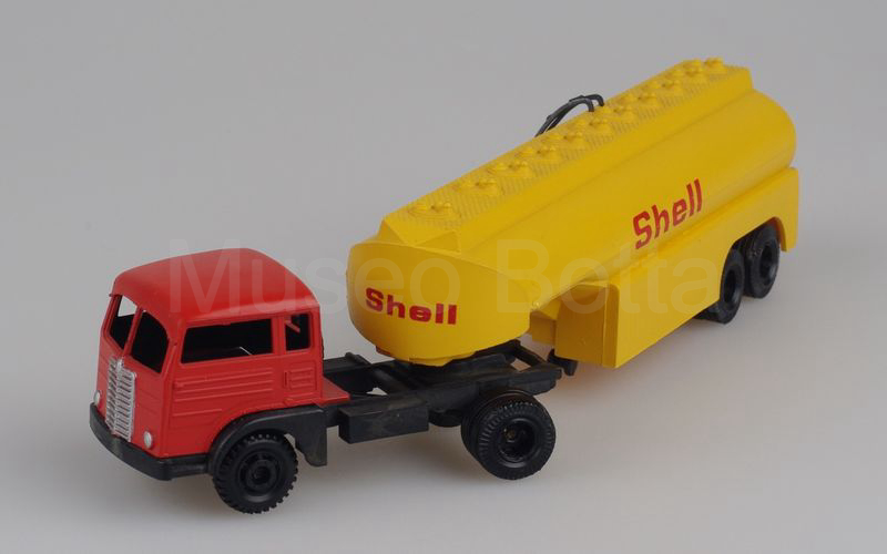 RIVAROSSI 1:87 Fiat 682 autoarticolato cisterna SHELL giallo-rosso