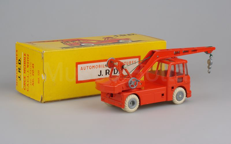 JRD (125) Berliet camion gru mobile C.A.C.L. J. WEITZ arancio