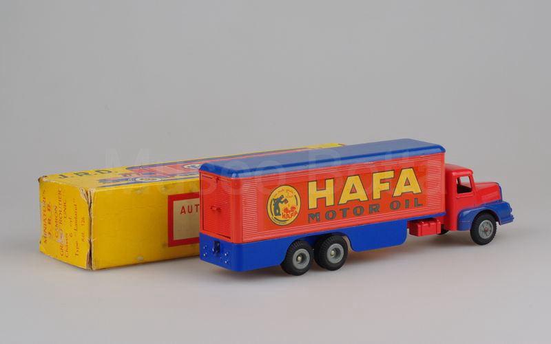 JRD (126) Unic Lautaret camion "HAFA MOTOR OIL" blu-salmone-blu