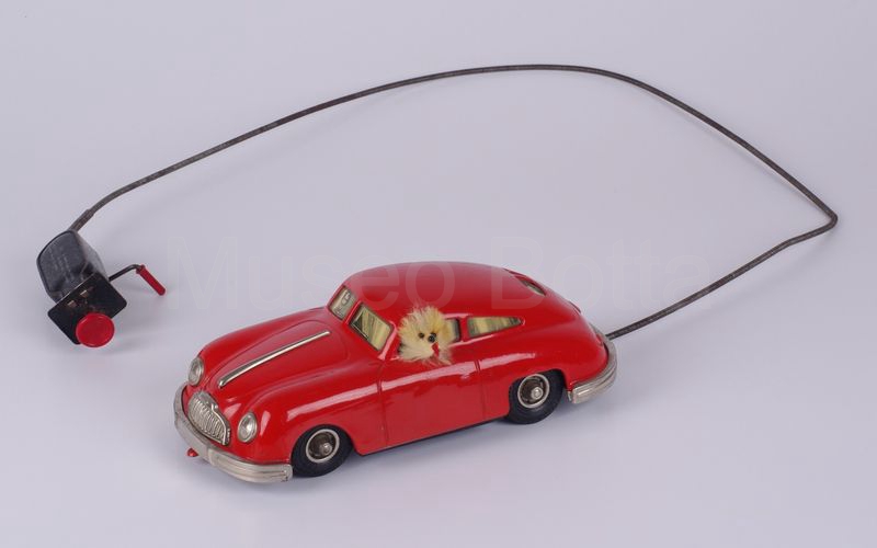 GESCHA (Auto Fox 559) Porsche 356 coupé 1950-1952 filoguidato rosso