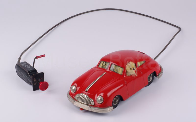 GESCHA (Auto Fox 559) Porsche 356 coupé 1950-1952 filoguidato rosso