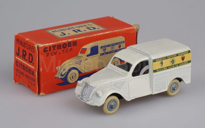 JRD (117-1a) Citroën 2CV AU furgone 1951-1952 SECOURS ROUTIERS FRANÇAIS bianco