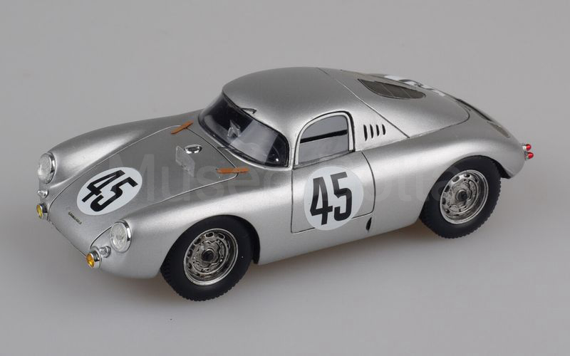 SPARK MODEL (S1950) Porsche 550 coupè Le Mans 1953 n° 45 argento